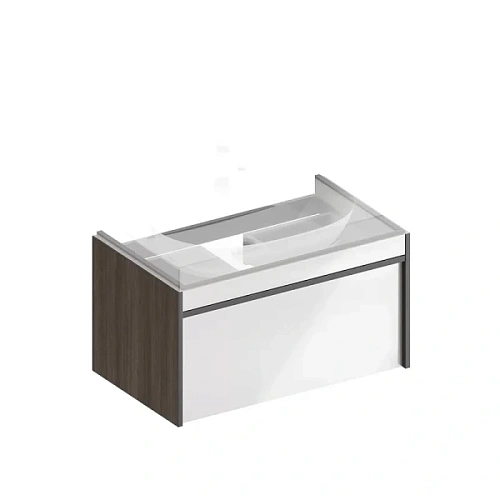 Тумба под раковину подвесная Kerama Marazzi Modula 80 см арабика - фото 1