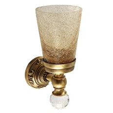 Стакан для ванной Migliore Cristalia бронза