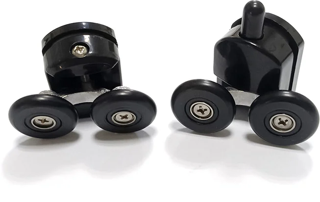 Душевой уголок Abber Schwarzer Diamant 150x60 см профиль черный, стекло прозрачное AG30150B-S60B (детальная фотография), прямоугольные