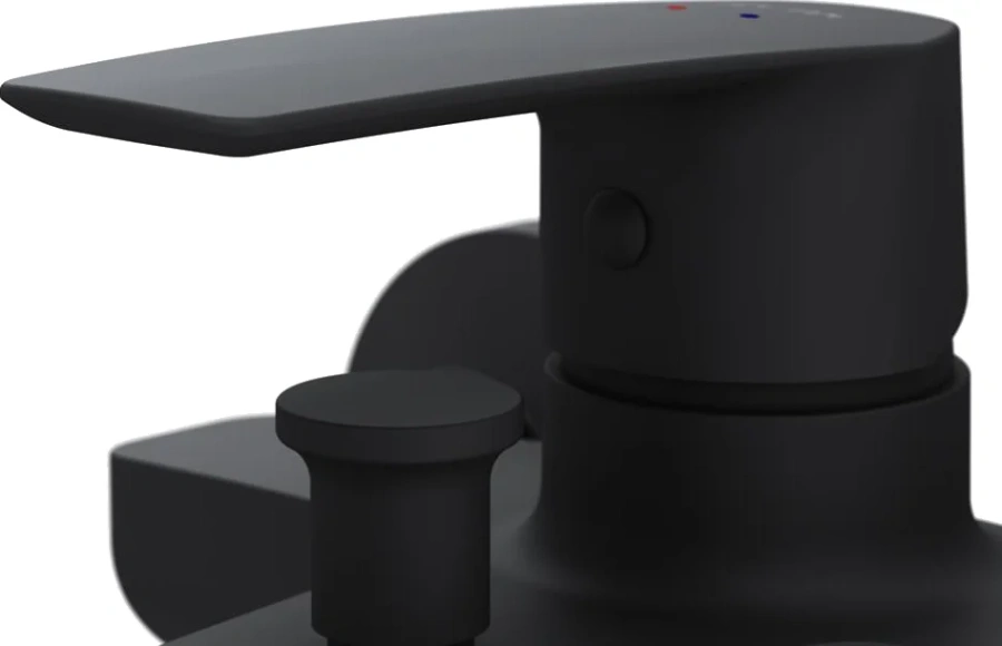 Душевой комплект Am.Pm Gem черный матовый F42990A00 (детальная фотография), душевые комплекты, наборы index_1