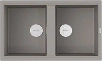 Мойка для кухни Omoikiri Kitagawa 86-2-GR 86 см leningrad grey