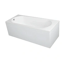 Ванна акриловая 1MarKa Atlas 01атл1670кс2+, 160 x 70 см, цвет белый