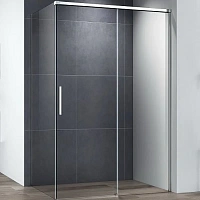 Душевой уголок Cezares Duet Soft-M 120х80 см профиль хром