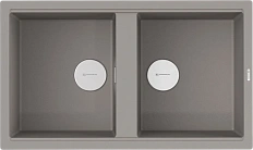 Мойка для кухни Omoikiri Kitagawa 86-2-GR 86 см leningrad grey