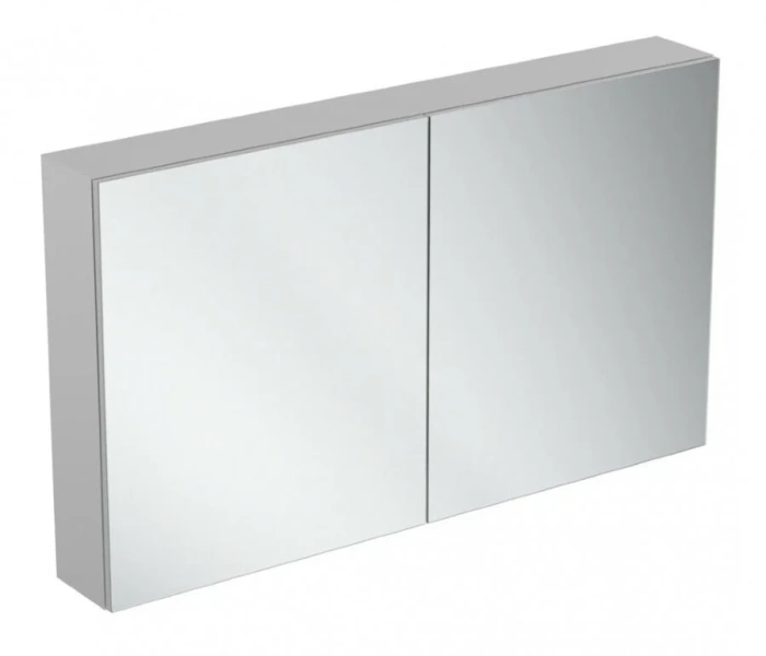 Зеркальный шкаф с подсветкой Ideal Standard Mirror&Light 120 см алюминий T3499AL (детальная фотография)