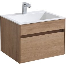 Тумба под раковину подвесная Vincea Chiara 59,2 см N.Oak