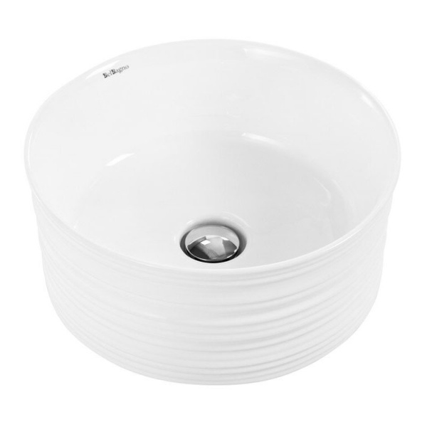 Раковина BelBagno 40 см белая BB1406 (детальная фотография)