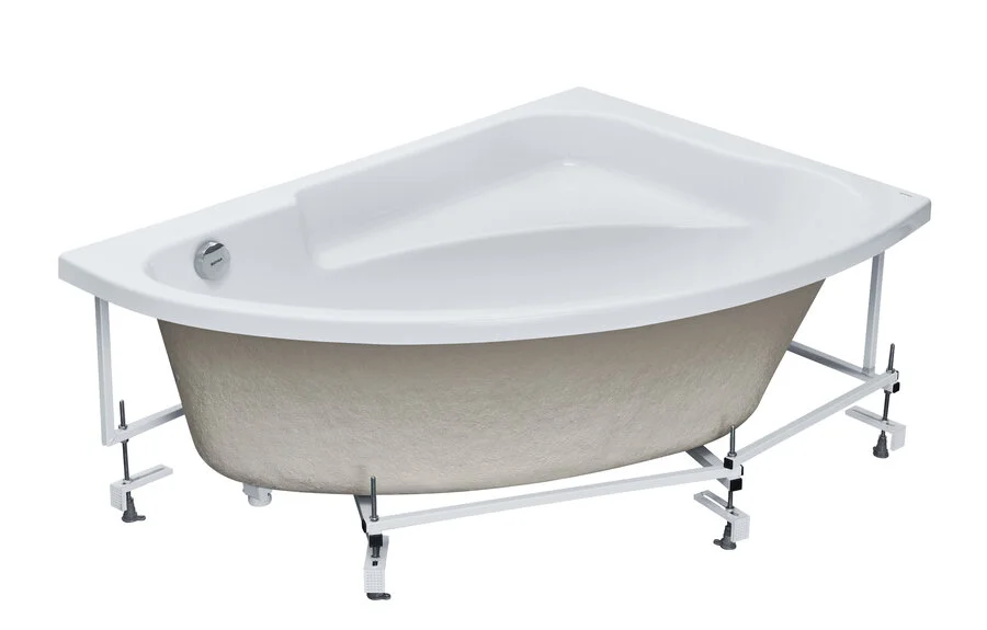 Ванна акриловая  Santek Гоа 150х100 без гидромассажа правосторонняя 1.WH11.2.032 (детальная фотография), 150x100 см