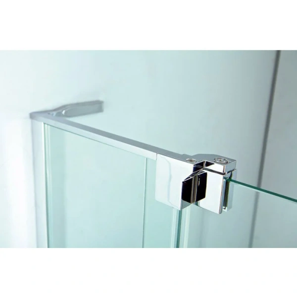 Душевая дверь в нишу Cezares Slider 80 см стекло серое, профиль хром SLIDER-B-1-70/80-GRIGIO-Cr (детальная фотография), распашные