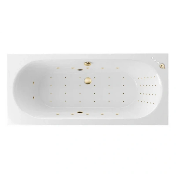 Ванна гидромассажная Excellent Oceana Nano 180 x 80 см, цвет белый/золото, WAEX.OCE18.NANO.GL (детальная фотография)