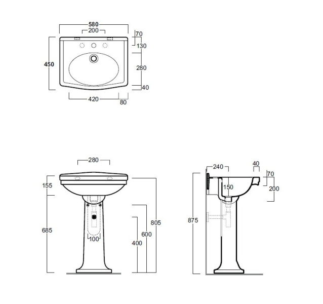 Схема (детальная фотография), подвесные