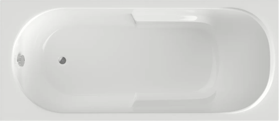 Ванна акриловая Berges Lumbo 160x75 см белая 050002 (детальная фотография)