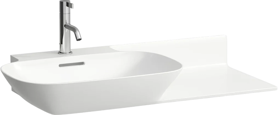 Раковина Laufen Ino 90 см с 1 отверстием для смесителя 8.1330.2.000.104.1 (детальная фотография)