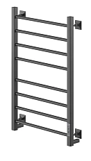 Полотенцесушитель электрический Ника Step 80х40 см черный матовый