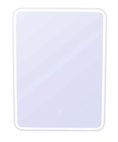 Зеркальный шкаф с подсветкой Style Line Каре 55 см белый - фото 1