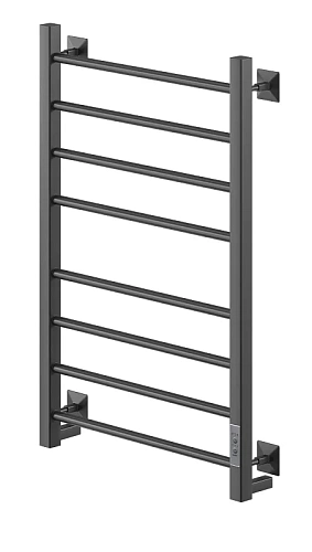 Полотенцесушитель электрический Ника Step 80х40 см черный матовый - фото 1