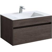 Тумба под раковину подвесная Vincea Chiara 79,2 см R.Oak