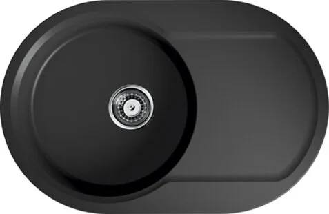 Мойка для кухни Omoikiri Manmaru-78-BL 78 см черная 4993362 (детальная фотография)