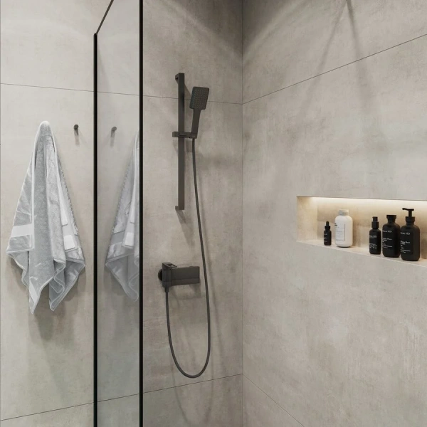 Штанга для душа IDDIS Slide графит SLI70GLi17 (детальная фотография), другие