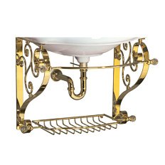 Консоль для раковины Migliore Bella золото