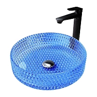Раковина Abber Glas 39,5 см синяя