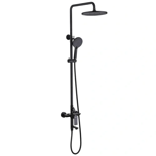 Душевая стойка Abber Weiss Insel черная матовая - фото 1