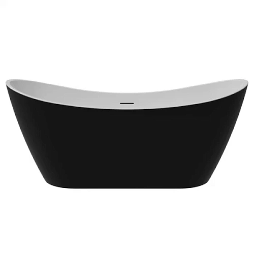 Ванна акриловая Delice Provanse 170х80 см черная матовая - фото 3