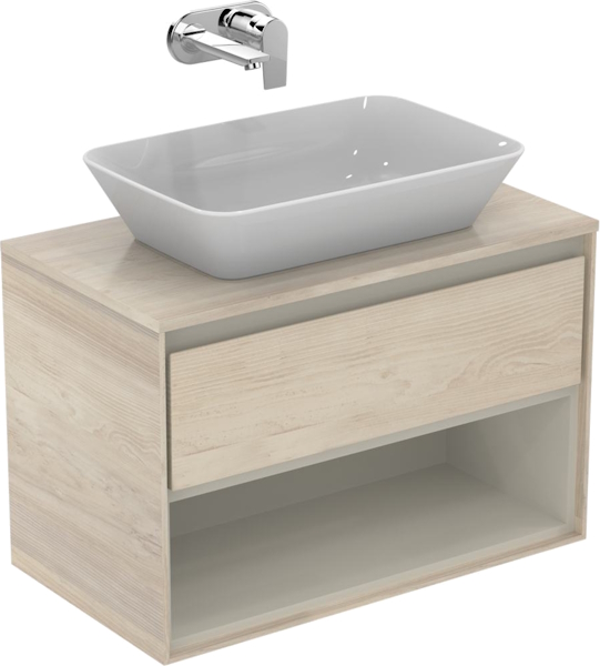 Столешница Ideal Standard Connect Air 80 см светло-коричневое дерево E0849UK (детальная фотография), в наличии