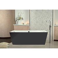 Ванна, цвет чёрно-белый, Romance Collections Medea