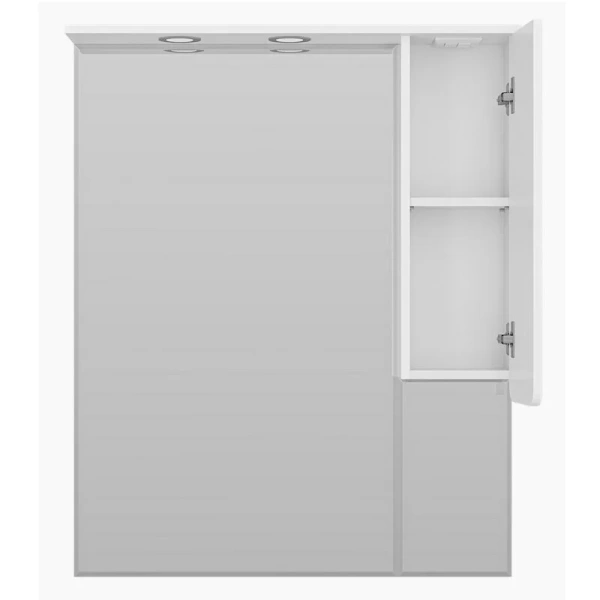 Зеркальный шкаф с подсветкой Misty Чегет 85 см правый П-Чег-02085-01П (детальная фотография) index_1