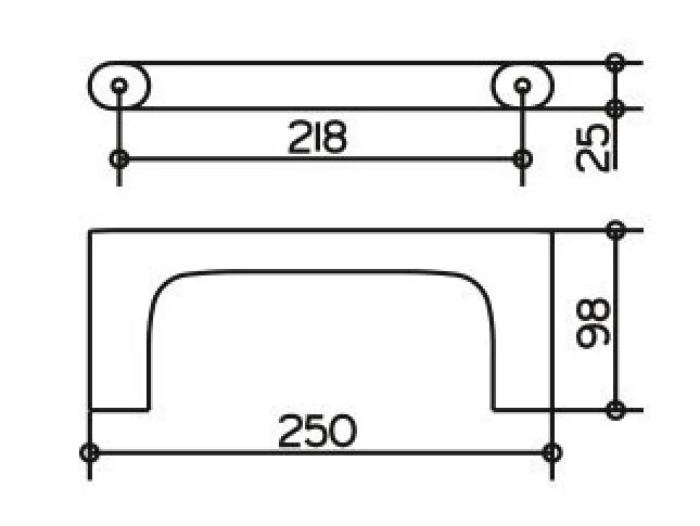 Полотенцедержатель для ванной Keuco Edition 400 11521 11521 010000 (детальная фотография), современные, hi-tech