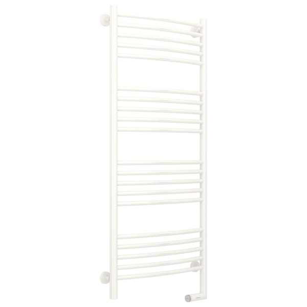 Полотенцесушитель электрический правый, цвет белый перемычка выгнутая Сунержа Богема 2.0 1200х500 12-5203-1250 (детальная фотография)