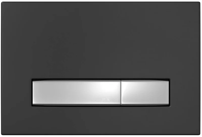 Унитаз с инсталляцией Berges Atom клавиша черная Soft Touch/хром глянец 043370 (детальная фотография), нет в наличии