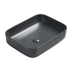 Раковина Vincea 50 см керамическая, антрацит матовый