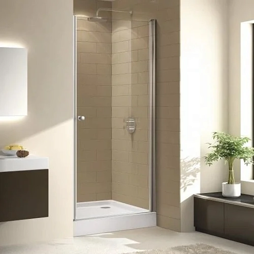 Душевая дверь в нишу Cezares Eco 95 см стекло прозрачное - фото 1