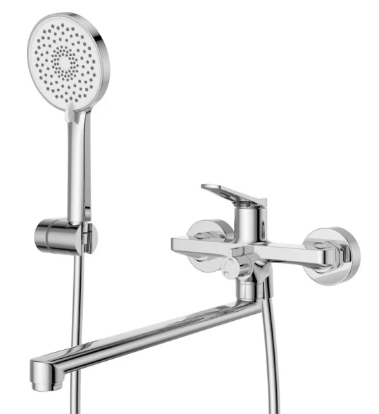 Смеситель для ванны Belbagno Unique хром UNIQUE-VASM-L-CRM (детальная фотография)