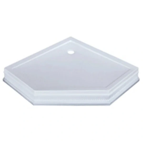 Душевой поддон Migliore 105х105 см декор хром 24586 (детальная фотография)