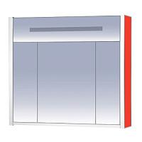Зеркальный шкаф, цвет красный, Misty Джулия