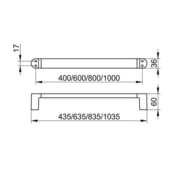Полотенцедержатель для ванной Keuco Elegance 11601 011000 (детальная фотография), современные, hi-tech