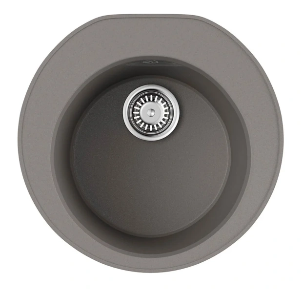 Мойка для кухни Omoikiri Miya 50R-GR 50 см Leningrad Grey 4993582 (детальная фотография)