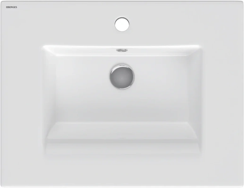 Раковина BERGES Ego 60 см белая 182004 (детальная фотография), белые