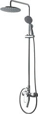 Душевая стойка Bravat Rhein со смесителем