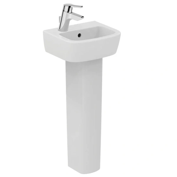 Раковина Ideal Standard Tempo 35 см отверстие для смесителя справа T056901 (детальная фотография), белые