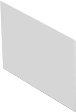 Боковая панель для акриловой ванны Roca Hall 75 см левая