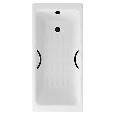 Ванна чугунная Delice Parallel DLR220504RB-AS 160x70 см с антискользящим покрытием