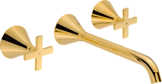 Смеситель для раковины Migliore Sirius золото