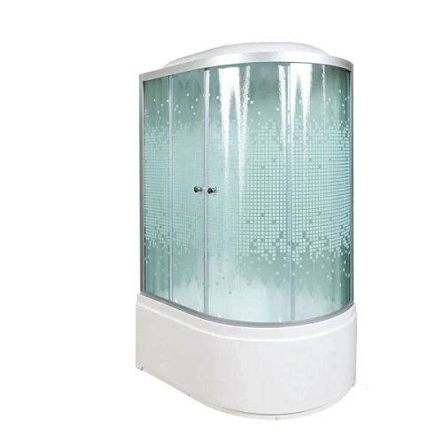 Душевая кабина Deto L 120x80 см с сиденьем - фото 2