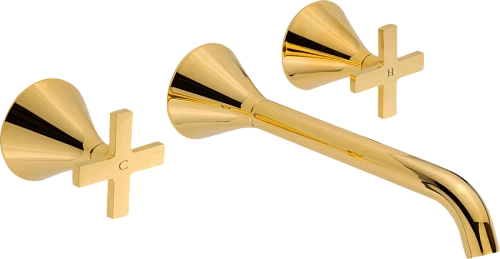 Смеситель для раковины Migliore Sirius золото - фото 2