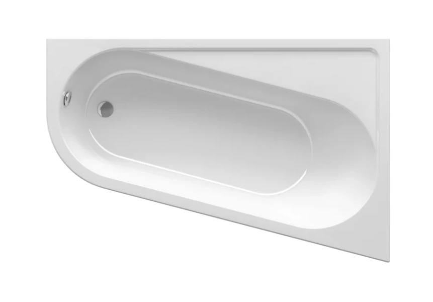 Ванна акриловая правая Ravak Chrome 170х105 см CA41000000 (детальная фотография), недорогие, большие