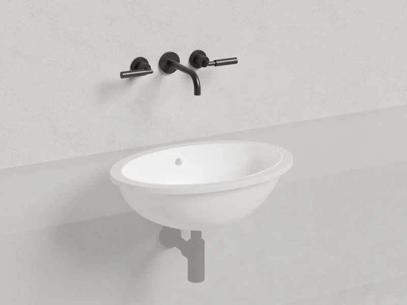 Раковина Salini Marea 12 55 см белый матовый 1101109M (детальная фотография), 55 см